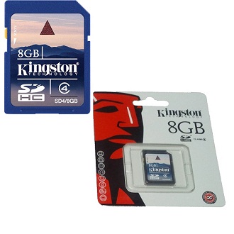  Kingston SDHC 8GB Class 4